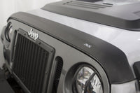 AVS 07-18 Jeep Wrangler Unlimited Ventvisor & Aeroskin Deflector Combo Kit - Matte Black - Burkken Auto Parts