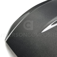 Anderson Composites 15-17 Ford Mustang (Excl. GT350/GT350R) Double Sided Type-GT5 Carbon Fiber Hood - Burkken Auto Parts