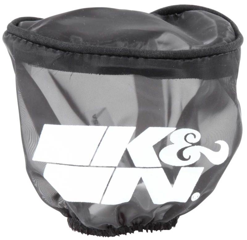 K&N Air Filter Wrap Black Oval Tapered 3.75in Base I/S Width x 2.5in Top I/S Width x 2.75in H - Burkken Auto Parts