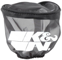 K&N Air Filter Wrap Black Oval Tapered 3.75in Base I/S Width x 2.5in Top I/S Width x 2.75in H - Burkken Auto Parts