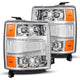 AlphaRex 04-15 Chevy 1500HD NOVA-Series LED Proj Headlights Chrome w/Activ Light/Seq Signal & SB DRL - Burkken Auto Parts