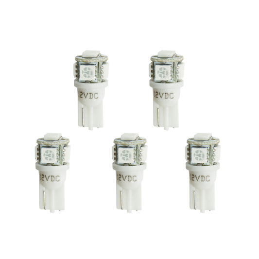 Autometer LED Light Bulb Replacement - White 5 Pack - Burkken Auto Parts