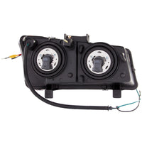 ANZO 2003-2006 Chevrolet Silverado 1500 Projector Headlights w/ U-Bar Chrome - Burkken Auto Parts