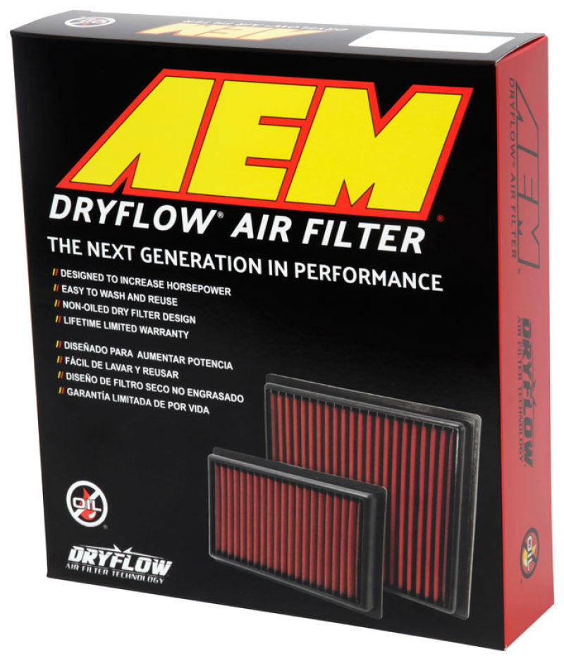 AEM Induction 15-17 Nissan NP300 2.3L DryFlow Air Filter - Burkken Auto Parts