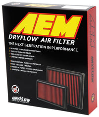 AEM Induction 15-17 Nissan NP300 2.3L DryFlow Air Filter - Burkken Auto Parts