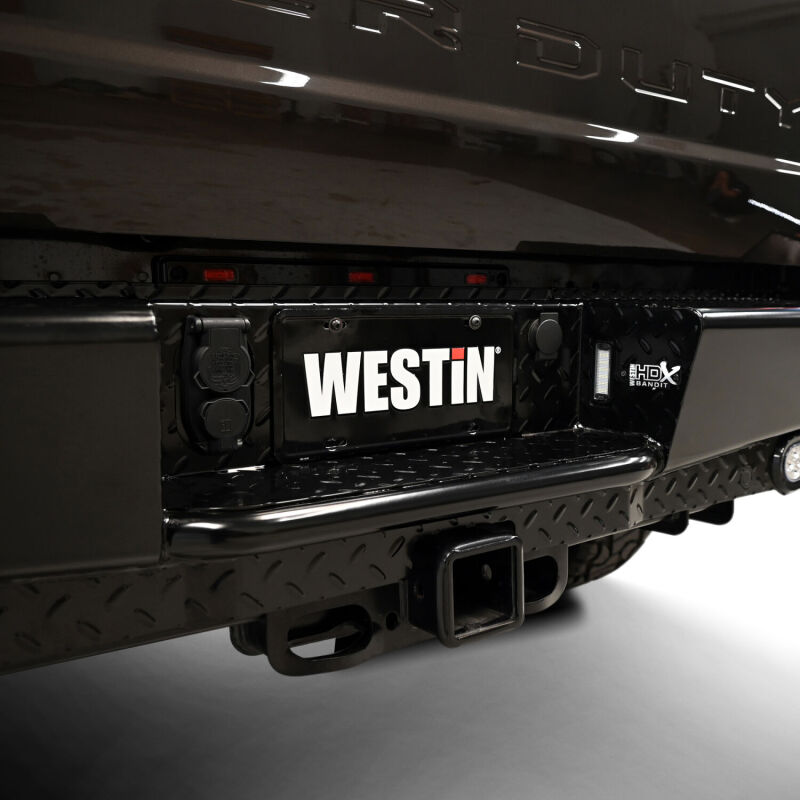 Westin 23-25 Ford F-250/350/450/550/600 HDX Bandit Rear Bumper - Black