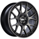 BBS CH-RII 21x9.5 5x112 ET30 PFS Platinum Center Black Rim SS Rim Protector Wheel w/Motorsport Etch