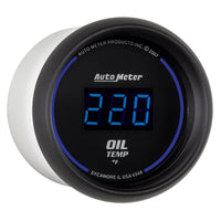 Autometer Cobalt Digital 52.4mm 0-340 deg F Oil Temperature Gauge - Burkken Auto Parts