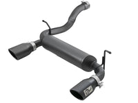 aFe Rebel Series 2.5in 409 SS Axle-Back Exhaust w/ Black Tips 2018+ Jeep Wrangler (JL) V6 3.6L - Burkken Auto Parts
