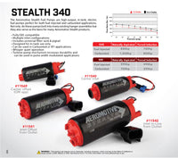 Aeromotive 340 Series Stealth In-Tank E85 Fuel Pump - Offset Inlet - Burkken Auto Parts