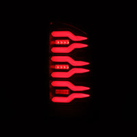 AlphaRex 07-08 Dodge Ram1500/07-09 Dodge Ram 2500+3500 Luxx-Series LED Tail Lights(Pair) Black/Red - Burkken Auto Parts