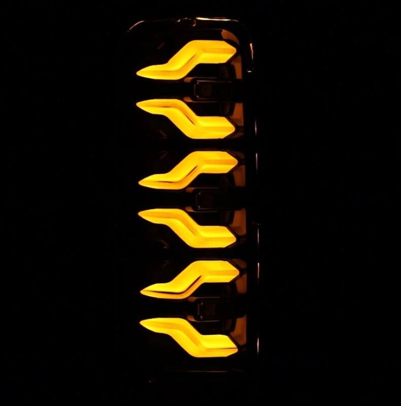 AlphaRex 87-96 Ford Bronco/F-150 Luxx-Series LED Tail Lights - Alpha-Black - Burkken Auto Parts