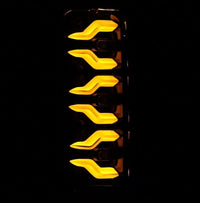 AlphaRex 87-96 Ford Bronco/F-150 Luxx-Series LED Tail Lights - Alpha-Black - Burkken Auto Parts