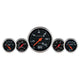 AutoMeter Gauge Kit 5 Pc. 3-1/8in. & 2-1/16in. Mech. Speedo. Wtmp & Oilp Designer Blk - Burkken Auto Parts