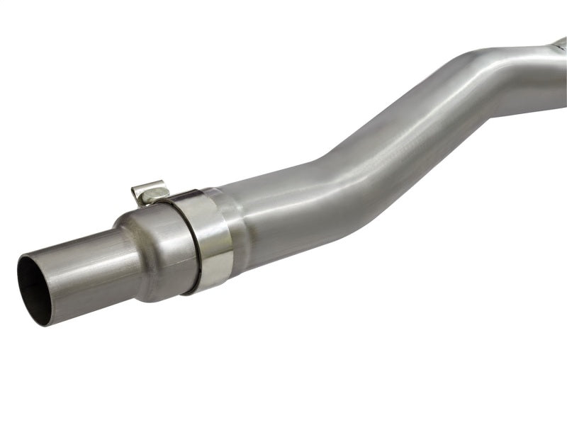 aFe MACHForce XP Exhausts Cat-Back SS-304 EXH w/ Black Tips 15-16 Ford Mustang EcoBoost 2.3L (t) - Burkken Auto Parts