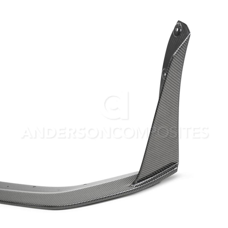 Anderson Composites 2020 Ford Mustang/Shelby GT500 Carbon Fiber Front Splitter Wickers - Burkken Auto Parts