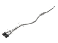 aFe Takeda 2.5in 304SS Cat-Back Exhaust System w/ Carbon Tips 17-20 Honda Civic Si Sedan I4 1.5L - Burkken Auto Parts