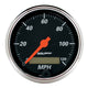 Autometer Designer Black 3-1/8in Electronic Programmable 120MPH Speedometer - Burkken Auto Parts