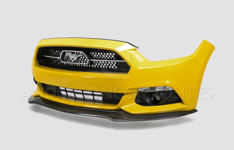 Anderson Composites 15-16 Ford Mustang Carbon Fiber Type-AC Front Chin Spoiler - Burkken Auto Parts