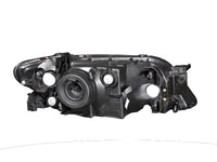 ANZO 2001-2003 Mazda Protege Crystal Headlights Black - Burkken Auto Parts