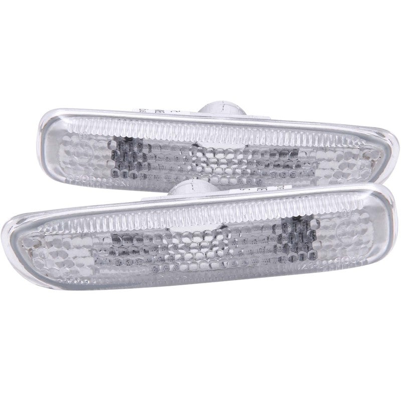 ANZO 1999-2001 BMW 3 Series Side Marker Lights Clear - Burkken Auto Parts