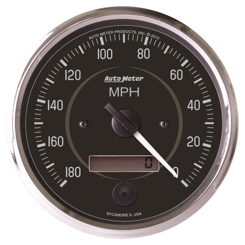 Autometer Cobra 4 inch 180 MPH In-Dash Electronic Programable Reverse Sweep Speedometer - Burkken Auto Parts