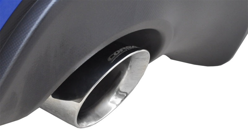 Corsa 2012-2025 Scion FRS / Subaru BRZ Polished Sport Cat-Back Exhaust - Burkken Auto Parts