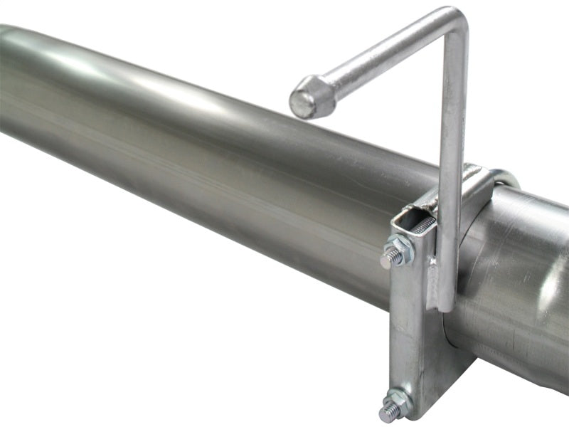 aFe MACHForce XP 4in DPF-Back SS Exhaust 5/07-10 GM Diesel Trucks V8-6.6L (td) LMM - Burkken Auto Parts