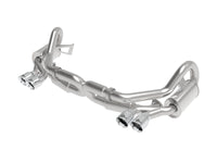aFe MACHForce XP 12-16 Porsche 911 Carrera H6-3.8L SS-304 Cat-Back Exhaust w/ Polished Quad Tips - Burkken Auto Parts
