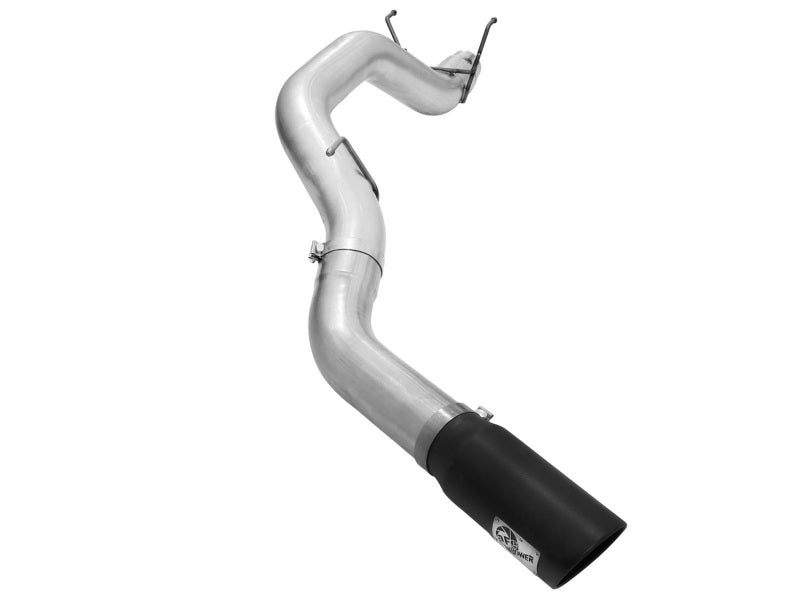 aFe Atlas 5in DPF-Back Aluminized Steel Exh Dodge RAM Diesel 13-14 L6-6.7L Mega Cab w/ Black Tip - Burkken Auto Parts