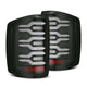 AlphaRex 14-18 Chevrolet Silverado Luxx-Series LED Tail Lights Black w/Activ Light/Seq Signal - Burkken Auto Parts
