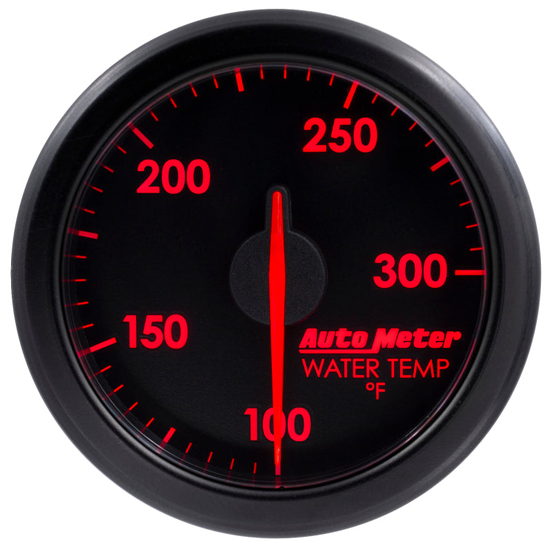 Autometer Airdrive 2-1/6in Water Temperature Gauge 100-300 Degrees F - Black - Burkken Auto Parts