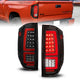 ANZO 2014-2021 Toyota Tundra LED Taillights Black Housing/Clear Lens - Burkken Auto Parts