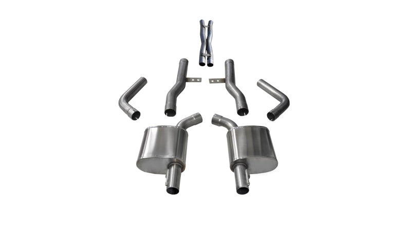 Corsa 2017-2020 Dodge Charger/Chrysler 300 5.7L V8 Xtreme Cat-Back Dual Rear Exit w/o Tips - Burkken Auto Parts
