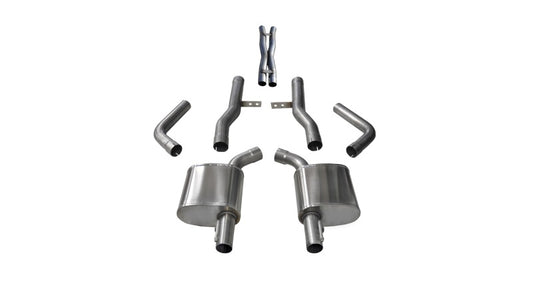 Corsa 2017-2020 Dodge Charger/Chrysler 300 5.7L V8 Xtreme Cat-Back Dual Rear Exit w/o Tips - Burkken Auto Parts