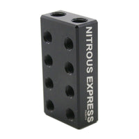 Nitrous Express 2 Inlet 16 Outlet Nitrous/Fuel Distribution Block - Burkken Auto Parts