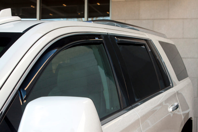 AVS 07-14 Cadillac Escalade Ventvisor In-Channel Front & Rear Window Deflectors 4pc - Smoke - Burkken Auto Parts