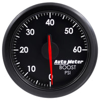 Autometer Airdrive 2-1/6in Boost Gauge 0-60 PSI - Black - Burkken Auto Parts