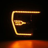 AlphaRex 21-22 Ford F150 Luxx-Series Projector Headlights Alpha-Black w/Activ Light/Seq Signal - Burkken Auto Parts