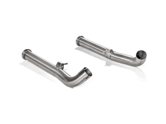 Akrapovic 2019 Mercedes-Benz G63 AMG Link Pipe Set for OPF/GPF (SS) - Burkken Auto Parts