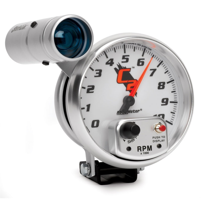 Autometer C2 5 inch 10000 RPM Shift-Lite Tach - Burkken Auto Parts