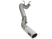 aFe LARGE BORE HD 5in 409-SS DPF-Back Exhaust w/Polished Tip 2017 GM Duramax V8-6.6L (td) L5P - Burkken Auto Parts