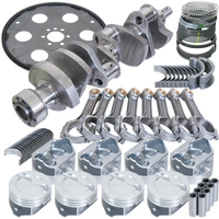 Eagle Chevy 350 1Pc 3.750in Crank 5.700in I-Beam Rods 4.060in Pistons 153 Tooth FP Balanced Assembly - Burkken Auto Parts