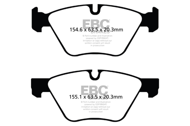 EBC 09+ BMW Z4 3.0 (E89) Redstuff Front Brake Pads - Burkken Auto Parts