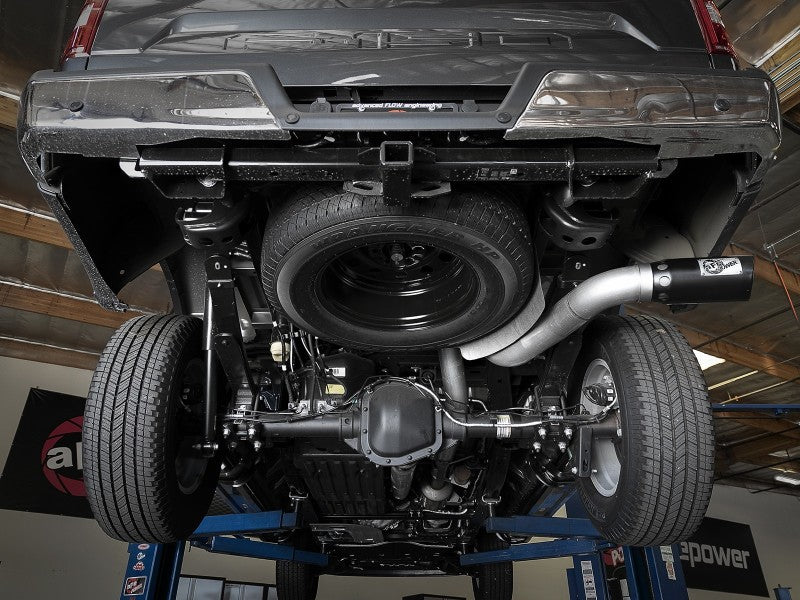 aFe 2021 Ford F-150 V6-3.0L (td) Large Bore 409 SS DPF-Back Exhaust System - Burkken Auto Parts