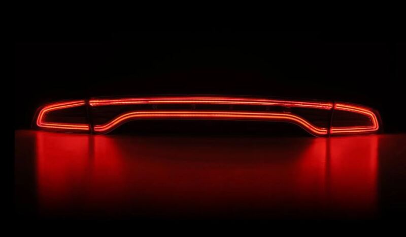 AlphaRex 15-23 Dodge Charger NOVA-Series Prismatic LED Tail Lights Smoke - Burkken Auto Parts