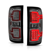 ANZO 2014-2018 Chevy Silverado 1500 LED Taillights Smoke - Burkken Auto Parts
