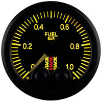 Autometer Stack 52mm 0-1 Bar M10 Male Pro-Control Fuel Pressure Gauge - Black - Burkken Auto Parts