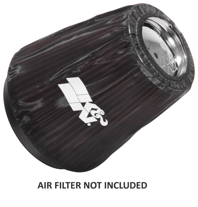 K&N Black Drycharger Round Tapered Custom Air Filter Wrap - Burkken Auto Parts