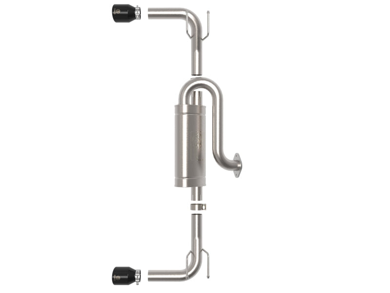 aFe 19-22 Mazda 3 L4 2.5L Takeda 3in to 2-1/2in 304 Stainless Steel Axle-Back Exhaust w/ Black Tip - Burkken Auto Parts